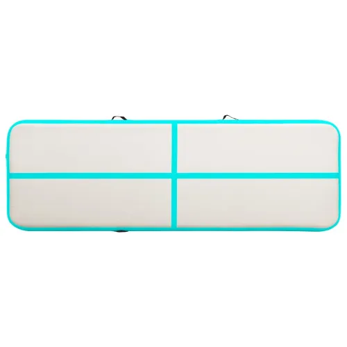 Strunjača na napuhavanje s crpkom 400 x 100 x 15 cm PVC zelena - Zelena 400 x 100 x 15 cm Cijena