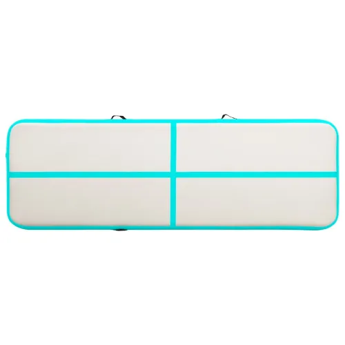 Strunjača na napuhavanje s crpkom 500 x 100 x 15 cm PVC zelena - Zelena 500 x 100 x 15 cm Cijena