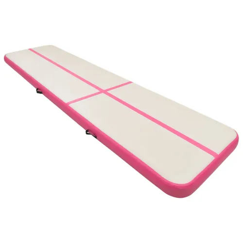 Strunjača na napuhavanje s crpkom 600 x 100 x 15 cm PVC roza - Ružičasta 600 x 100 x 15 cm Cijena
