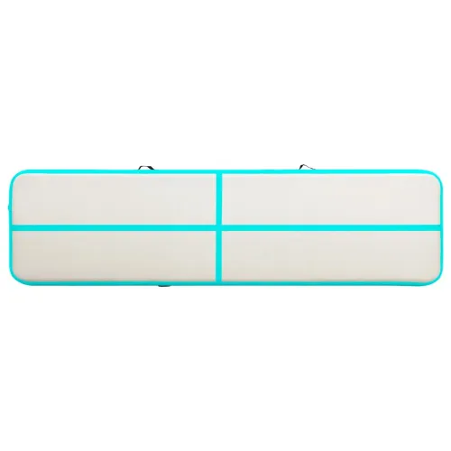 Strunjača na napuhavanje s crpkom 600 x 100 x 15 cm PVC zelena - Zelena 600 x 100 x 15 cm Cijena