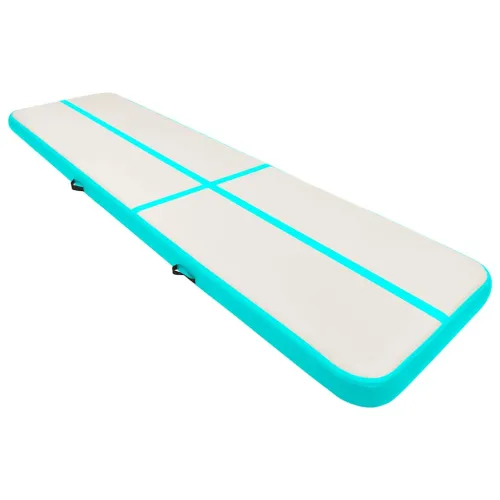 Strunjača na napuhavanje s crpkom 700 x 100 x 15 cm PVC zelena - Zelena 700 x 100 x 15 cm Cijena