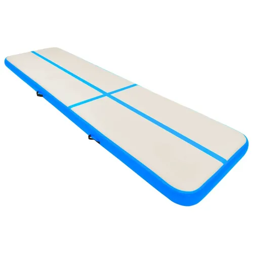 Strunjača na napuhavanje s crpkom 800 x 100 x 15 cm PVC plava - Plava 800 x 100 x 15 cm Cijena