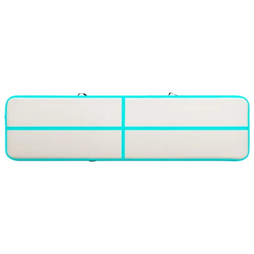 Strunjača na napuhavanje s crpkom 800 x 100 x 15 cm PVC zelena - Zelena 800 x 100 x 15 cm Cijena