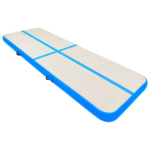 Strunjača na napuhavanje s crpkom 300 x 100 x 20 cm PVC plava - Plava 300 x 100 x 20 cm Cijena
