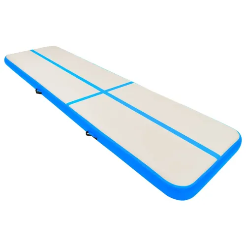 Strunjača na napuhavanje s crpkom 600 x 100 x 20 cm PVC plava - Plava 600 x 100 x 20 cm Cijena