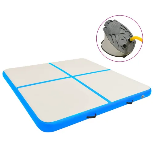 Strunjača na napuhavanje s crpkom 200 x 200 x 15 cm PVC plava - Plava 200 x 200 x 15 cm Cijena