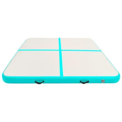 Strunjača na napuhavanje s crpkom 200 x 200 x 20 cm PVC zelena - Zelena 200 x 200 x 20 cm Cijena