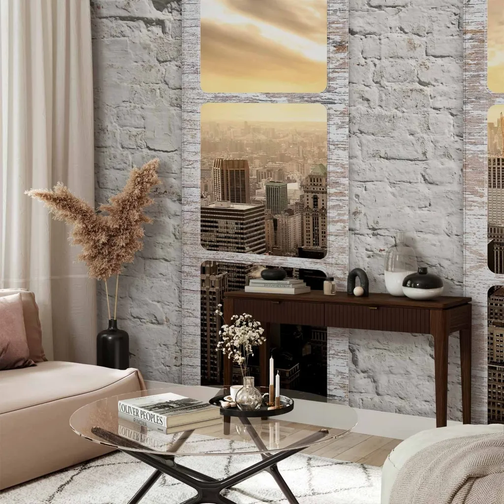 Foto tapeta - New York: view from the window 100x70 Standard