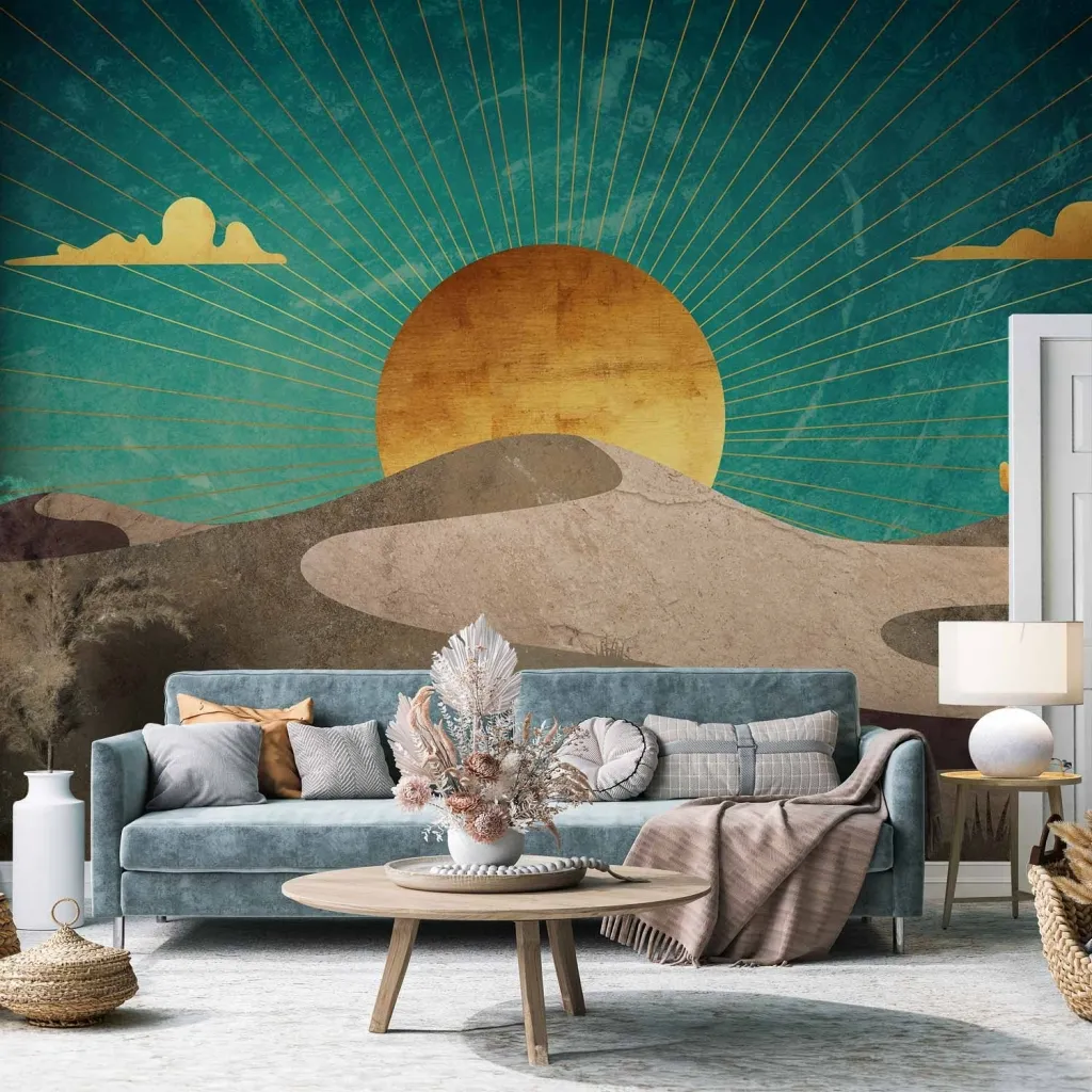 Foto tapeta - Morning in the Desert 100x70 Standard
