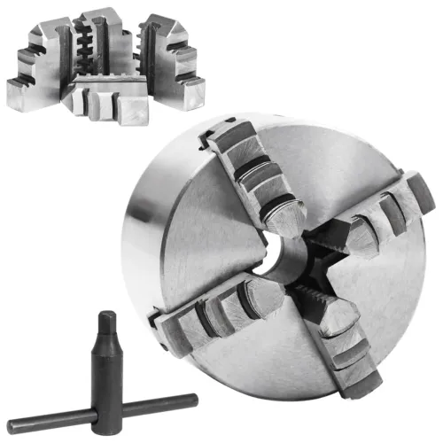Stezna glava za tokarski stroj s 4 čeljusti 100 mm čelična K12 100 - 100 mm 1 4 čeljusti Cijena