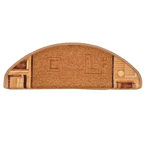 Ljepljivi tepisi za stepenice 15 kom bež 65 x 21 x 4 cm - Bež 15 Polukružno Cijena