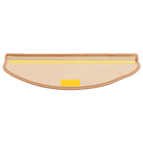 Ljepljivi tepisi za stepenice 15 kom bež 65 x 21 x 4 cm - Bež 15 Polukružno Cijena