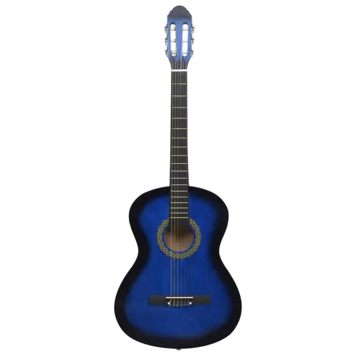 Klasična gitara za početnike s torbom plava 4/4 39 - Plava 4/4 39 Cijena