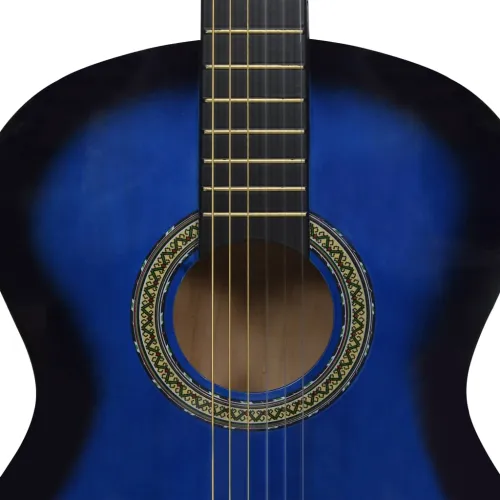 Klasična gitara za početnike s torbom plava 4/4 39 - Plava 4/4 39 Cijena