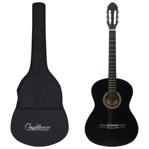 Klasična gitara za početnike s torbom crna 4/4 39 - Crna 4/4 39 Cijena