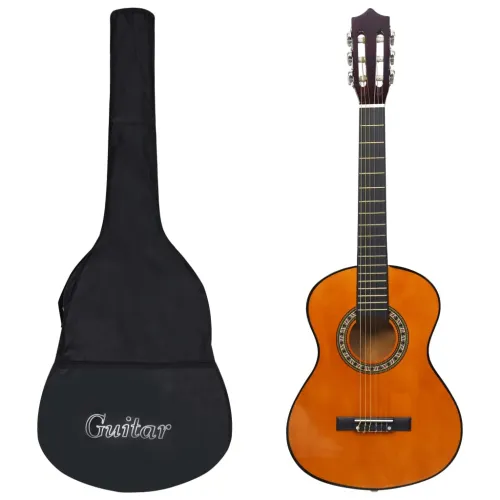 Klasična gitara za početnike i djecu s torbom 1/2 34 - Tamno smeđa 1/2 34 Cijena