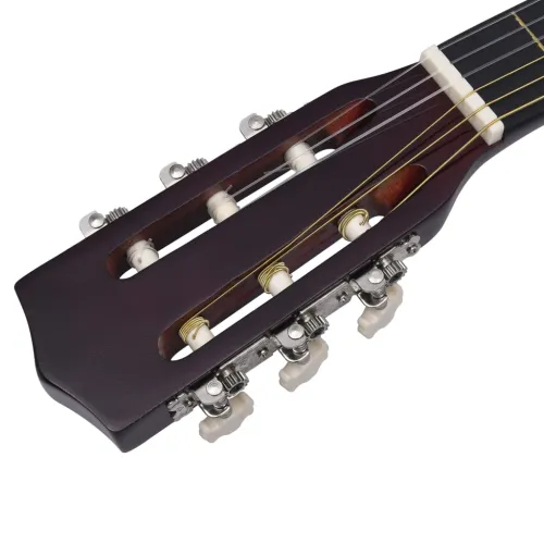 Klasična gitara za početnike i djecu s torbom 1/2 34 - Tamno smeđa 1/2 34 Cijena