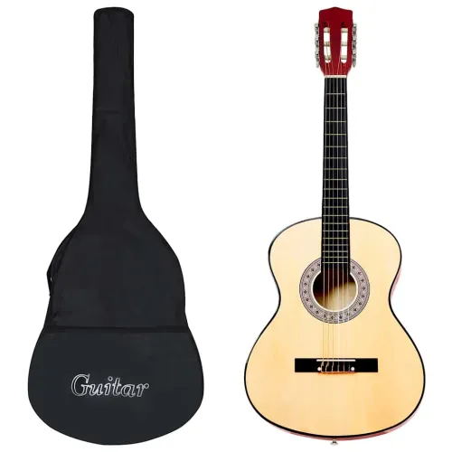 Klasična gitara za početnike s torbom 3/4 36 - Svjetlosmeđa 3/4 36 Cijena