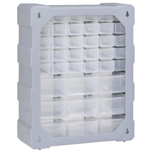 Organizator s 39 ladica 38 x 16 x 47 cm - Siva 39 ladica Cijena