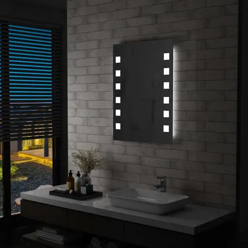 Kupaonsko LED zidno ogledalo 60 x 80 cm - 60 x 80 cm 1 60 x 80 cm Cijena