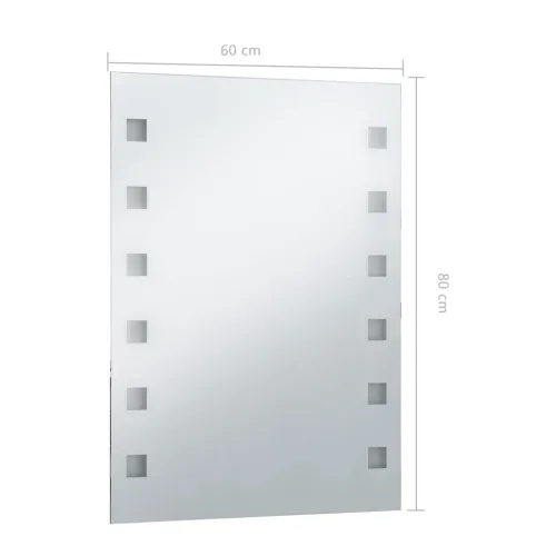 Kupaonsko LED zidno ogledalo 60 x 80 cm - 60 x 80 cm 1 60 x 80 cm Cijena