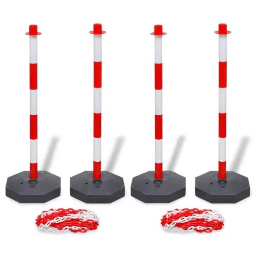 Set od 4 stupa i 2 plastična lanca po 10 m Cijena