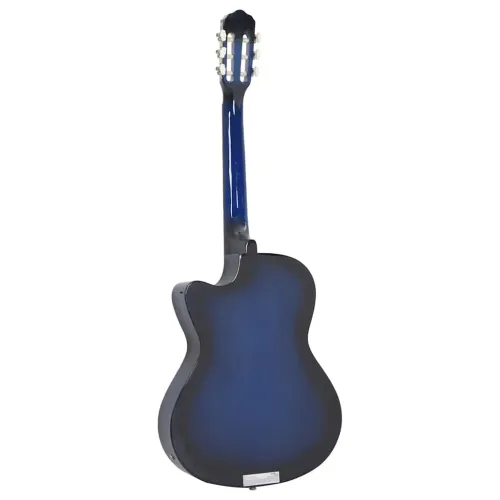 12-dijelni set gitare Western s ujednačivačem i 6 žica plavi - Plava Cijena
