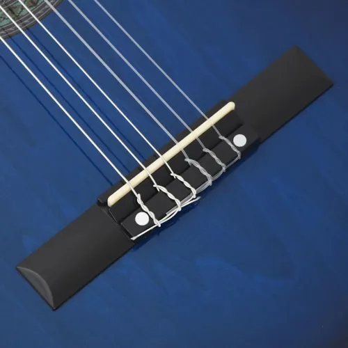 12-dijelni set gitare Western s ujednačivačem i 6 žica plavi - Plava Cijena