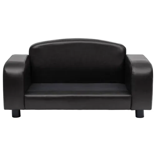 Sofa za pse crna 80 x 50 x 40 cm od umjetne kože - Crna Cijena