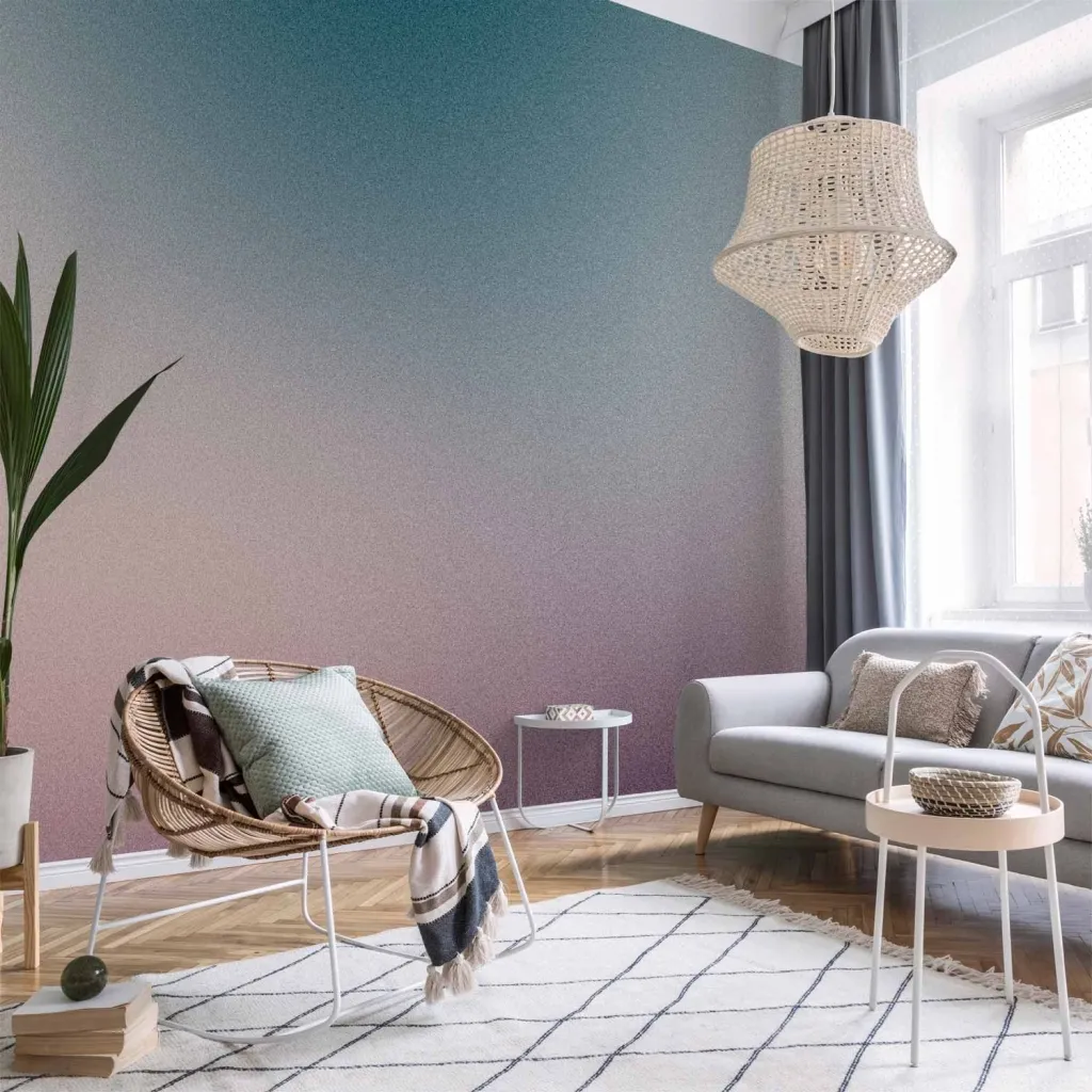Foto tapeta - Nostalgic Gradient - Gradient Composition in Subdued Colors 100x70 Standard