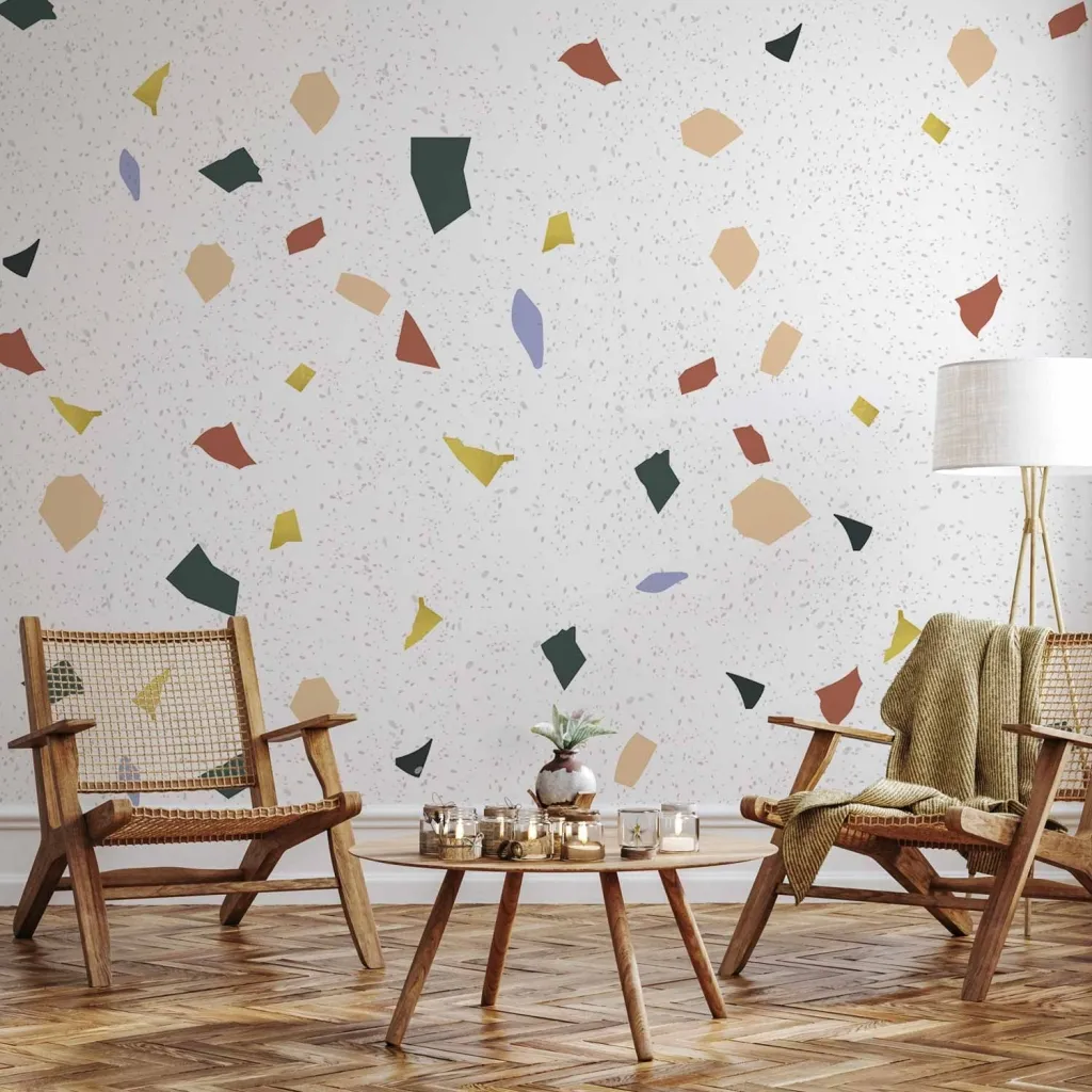 Foto tapeta - Subtle Terrazzo Pattern 100x70 Standard
