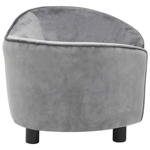 Sofa za pse siva 69 x 49 x 40 cm plišana - Siva Cijena