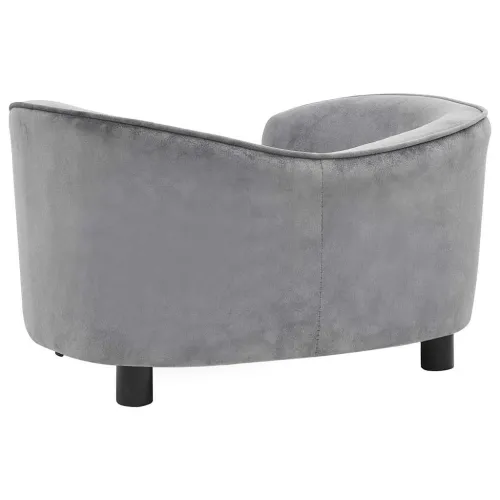 Sofa za pse siva 69 x 49 x 40 cm plišana - Siva Cijena
