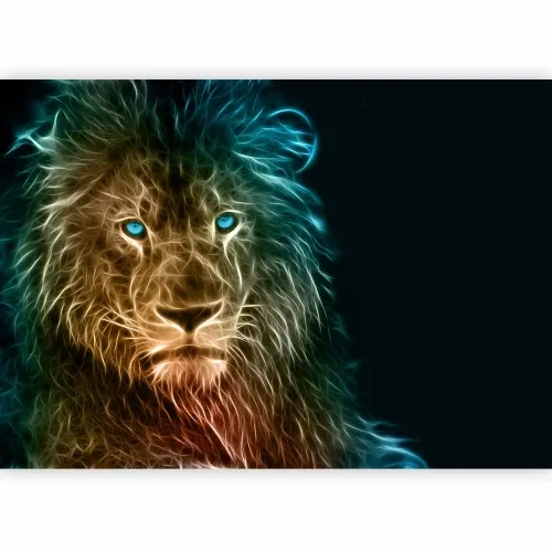 Foto tapeta - Abstract lion 147x105 Samoljepljiva Cijena