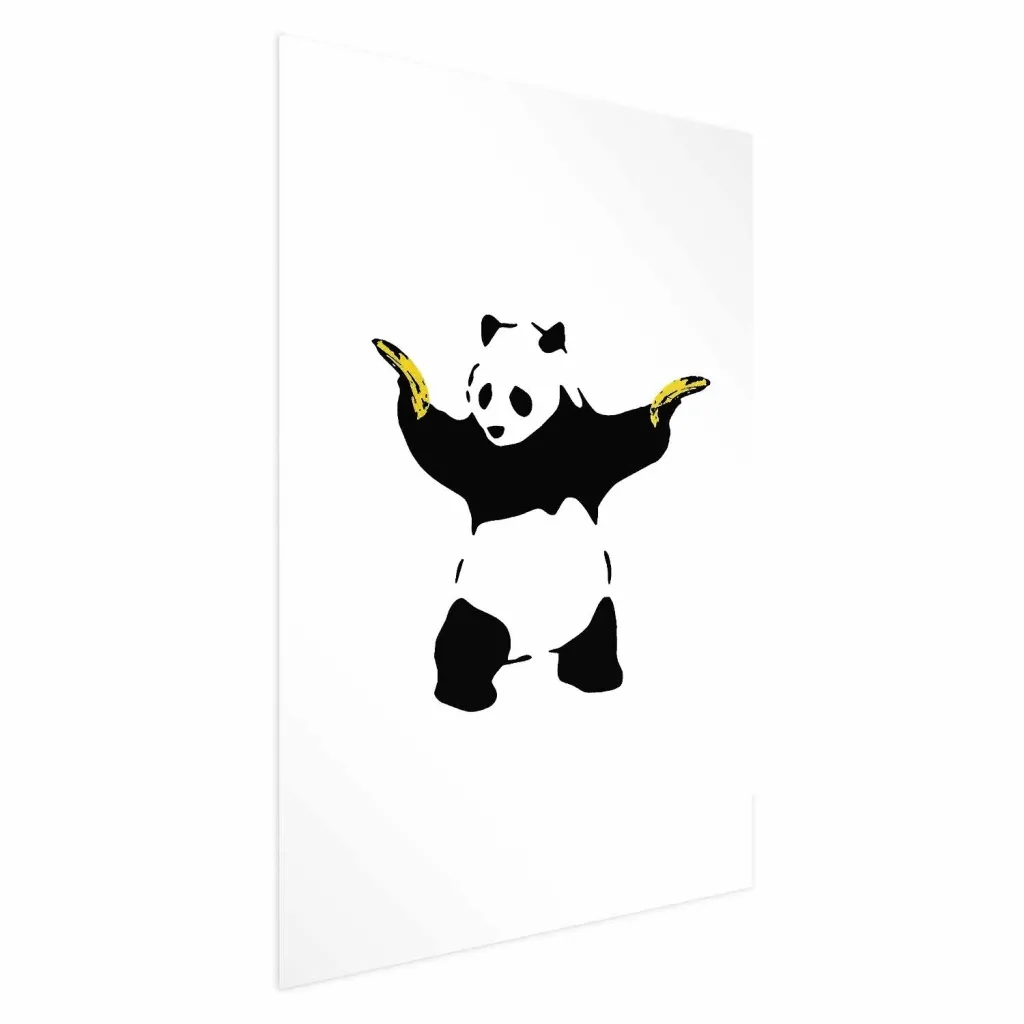 Plakat - Panda with Guns 21x30 Bez okvira s margom