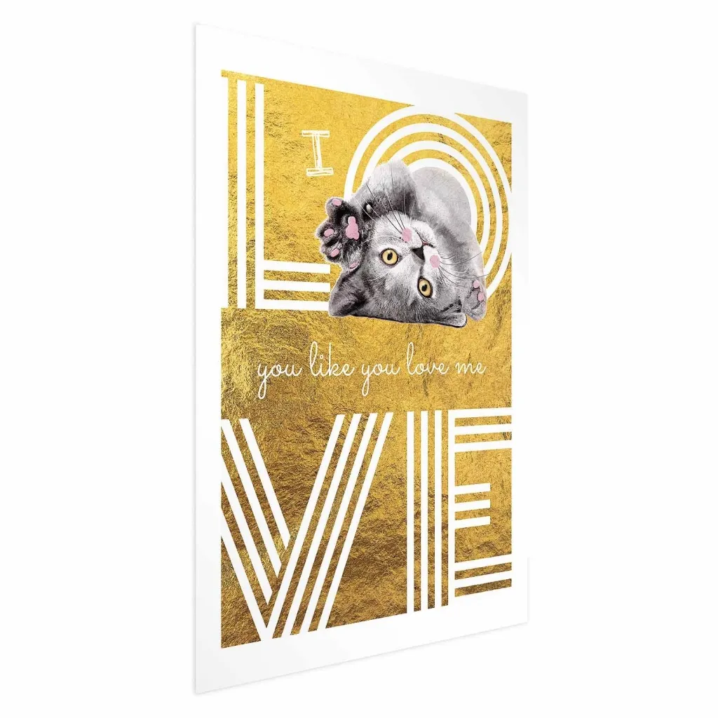 Plakat - I Love You Like You Love Me 21x30 Bez okvira s margom
