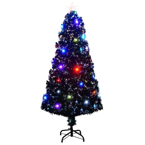 Osvijetljeno božićno drvce sa stalkom i LED 150 cm optička vlakna - 150 x 70 cm 1 1 1 Cijena