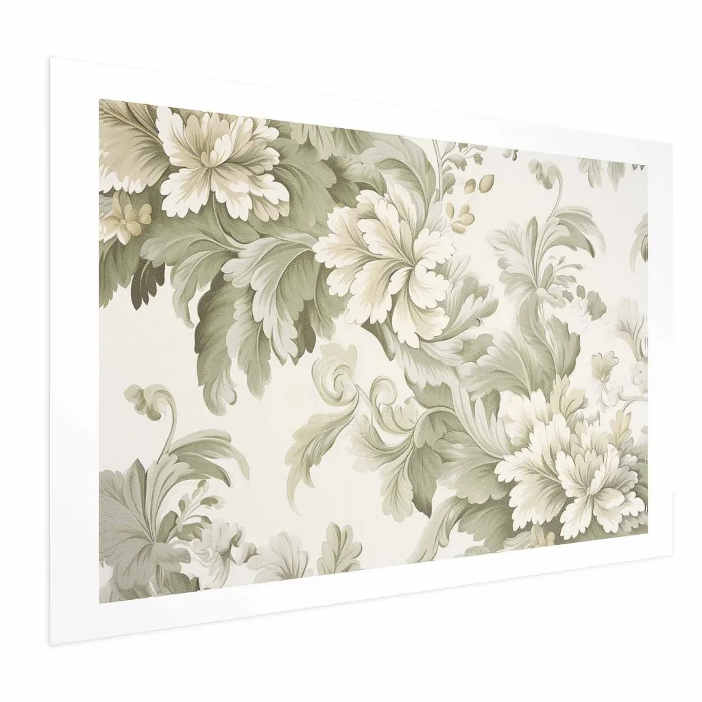 Plakat - Vintage Flowers in Light Colors 30x21 Bez okvira s margom