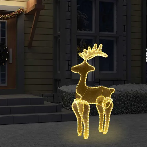 Ukrasni božićni sob s mrežom i 306 LED žarulja 60 x 24 x 89 cm - Topla bijela Cijena