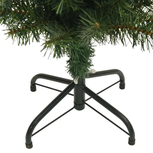 Tanko umjetno božićno drvce sa stalkom zeleno 180 cm PVC - Zelena 180 cm 1 Osnovni Cijena