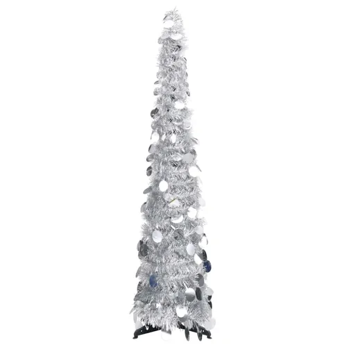 Umjetna božićna drvca PET Silver - Srebrno 120 cm Cijena