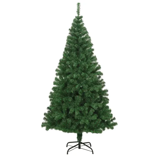 Umjetno božićno drvce s gustim granama zeleno 240 cm PVC - Zelena 2100 Cijena