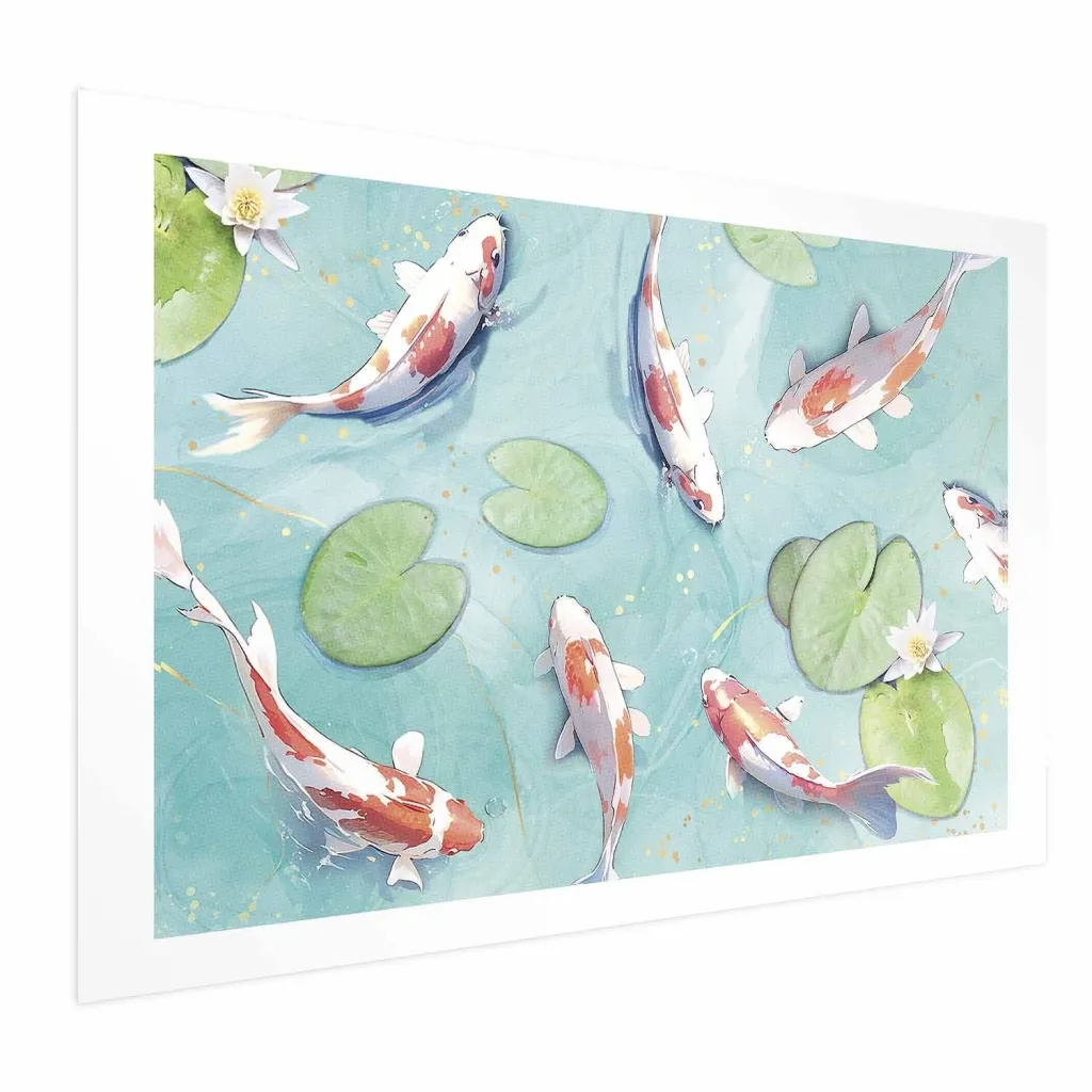 Plakat - Pond in Japan 30x21 Bez okvira s margom