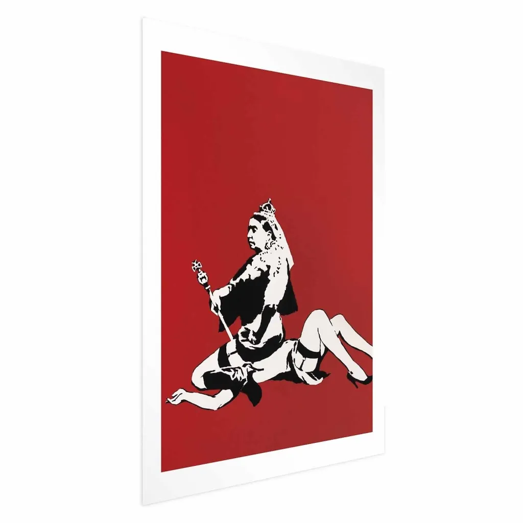 Plakat - Banksy: Queen Victoria 21x30 Bez okvira s margom