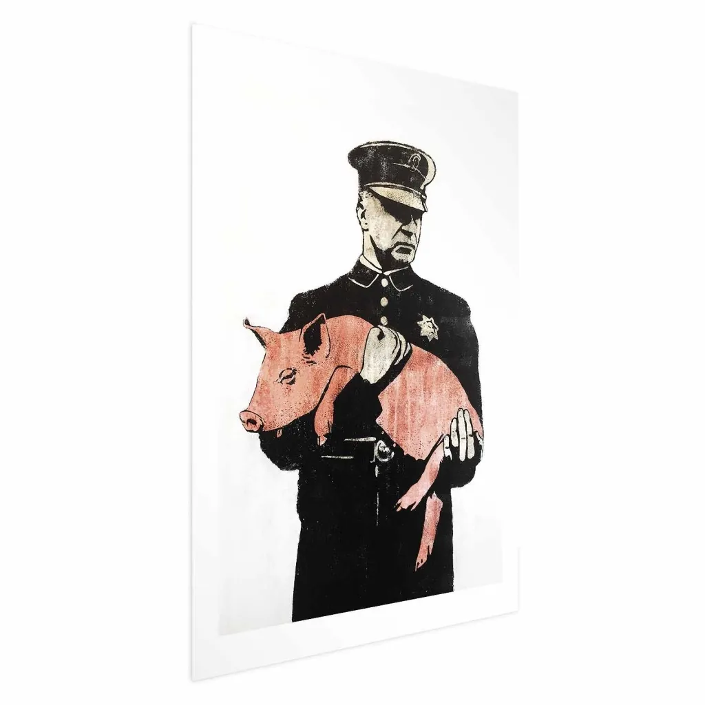 Plakat - Police Pig 21x30 Bez okvira s margom