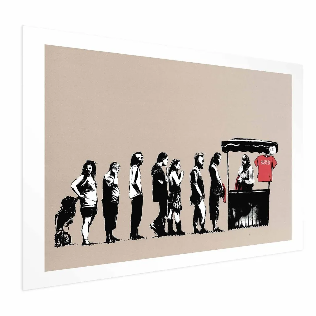 Plakat - Destroy Capitalism 30x21 Bez okvira s margom