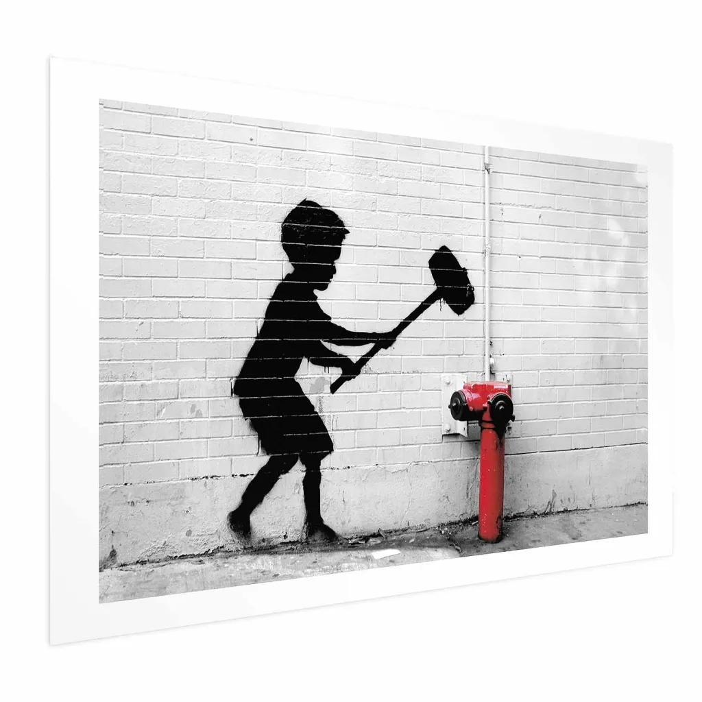 Plakat - Destroy the Fire Hydrant 30x21 Bez okvira s margom