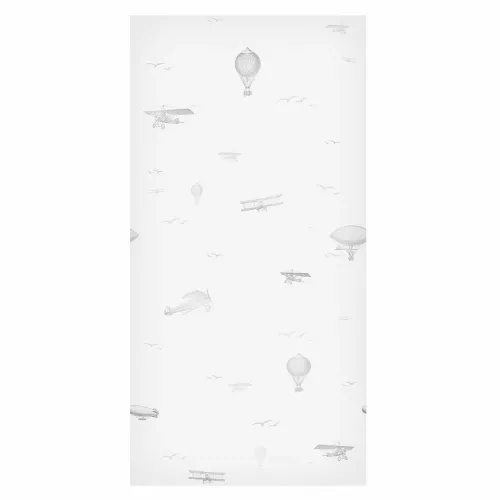 Tapeta - Drawing - Airplanes - balloons - and airships against a sky full of birds. 50x1000 Vodootporna Cijena