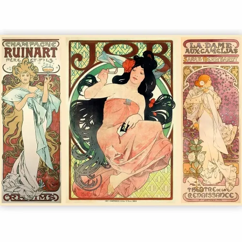 Foto tapeta - Alphonse Mucha. Women\‘s 294x210 Samoljepljiva Cijena