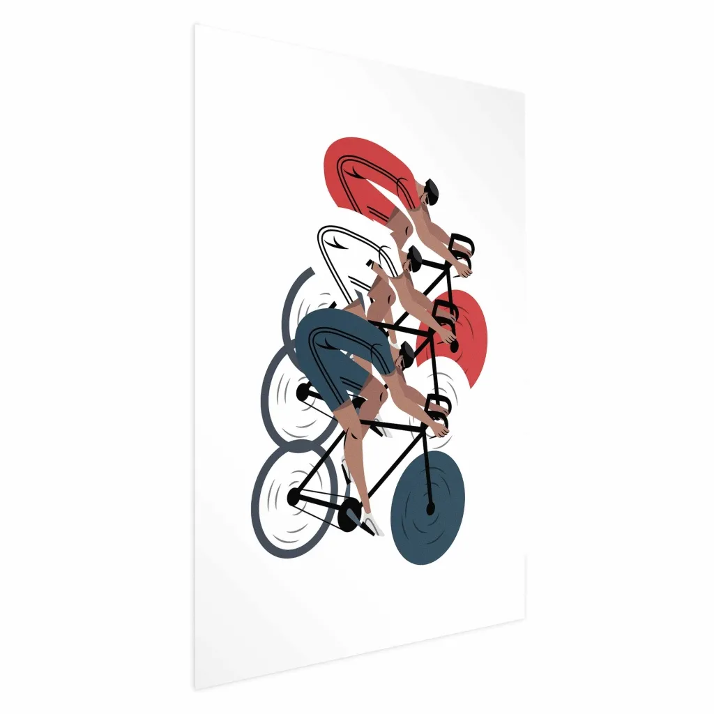 Plakat - Olympics - Cycling Race 21x30 Bez okvira s margom